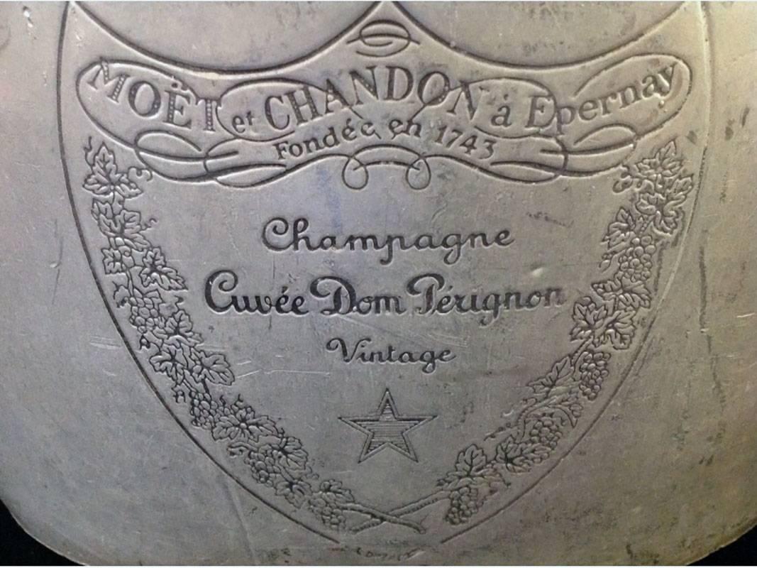 French Moet & Chandon Pewter Dom Perignon Champagne Bucket