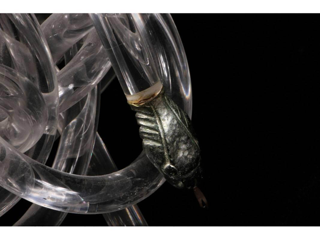 Lucite Snakes Attributed to Alessandro Albrizzi In Good Condition In Bridgeport, CT