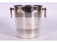 Vintage Hotel Silver Champagne Cooler from the Carlyle Hotel, NYC