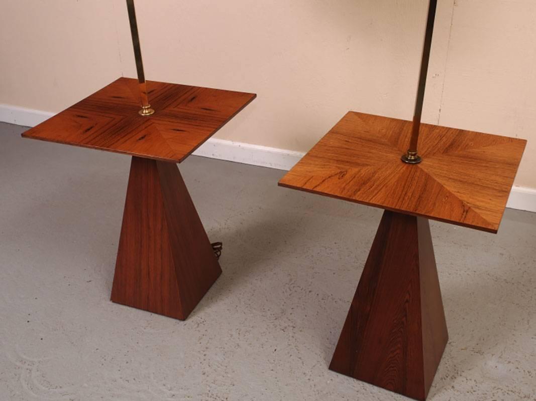 Harvey Probber Wenge Lamp Table, Pair 2