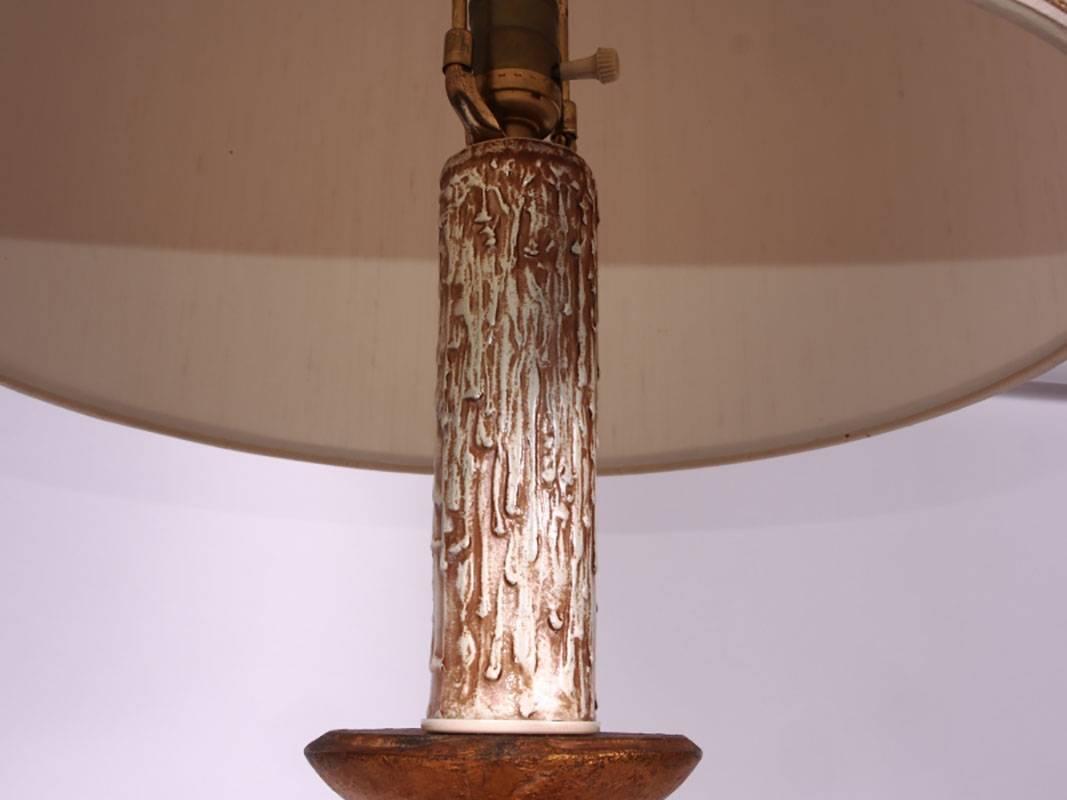 20th Century Mid-Century Sculpted Lamp in the Manner of James Mont