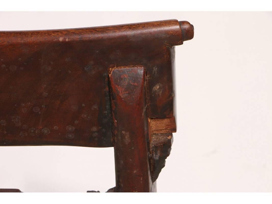 Satz von vier feinen englischen geschnitzten Palisander-Beistellstühlen aus der Zeit Georgs IV. (Europäisch) im Angebot