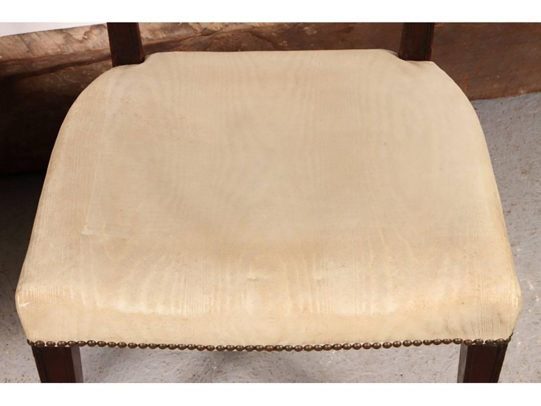 Europeo Set di quattro raffinate poltrone inglesi di Giorgio IV in legno di palissandro intagliato in vendita