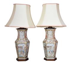 Antique 19th Century Chinese Table Lamps