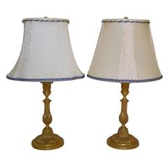 Pair of Paul Sormani, Paris, Louis XVI Style Ormolu Candlestick Lamps