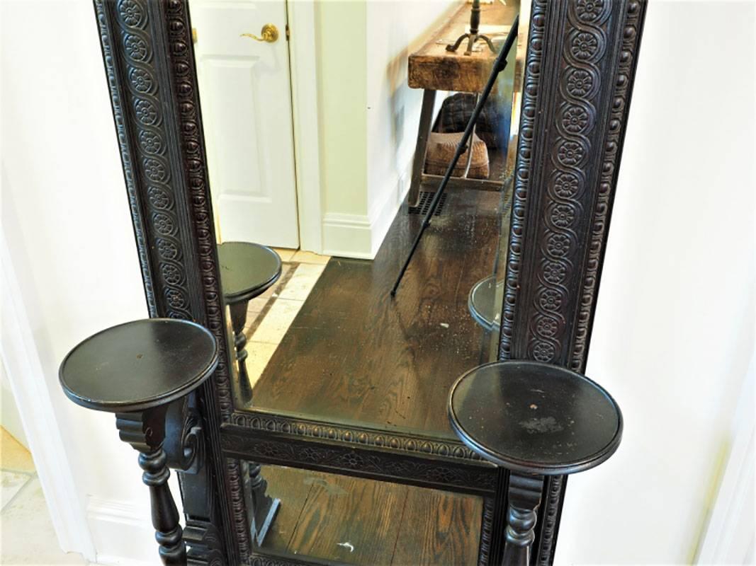 Aesthetic Movement Pier Mirror In Good Condition In Bridgeport, CT