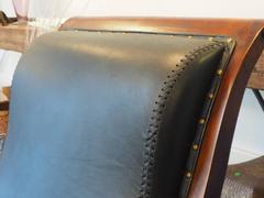 Anglo Indian Chair and Ottoman