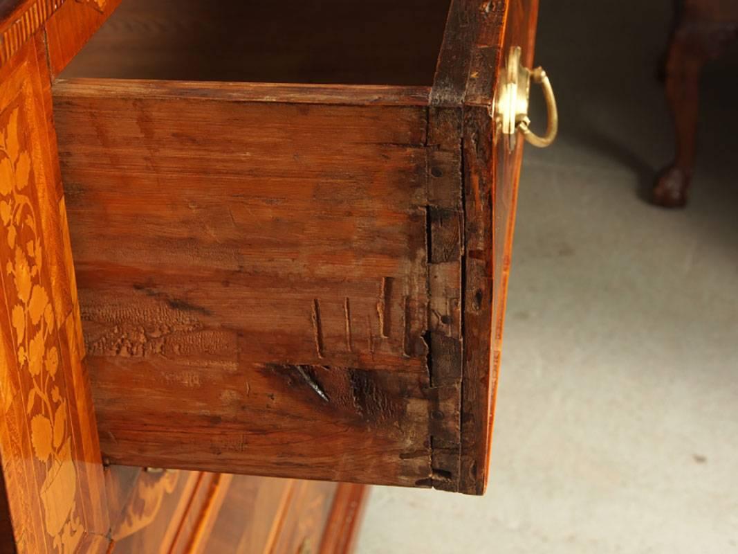 19th Century Antique Continental Inlaid Chest