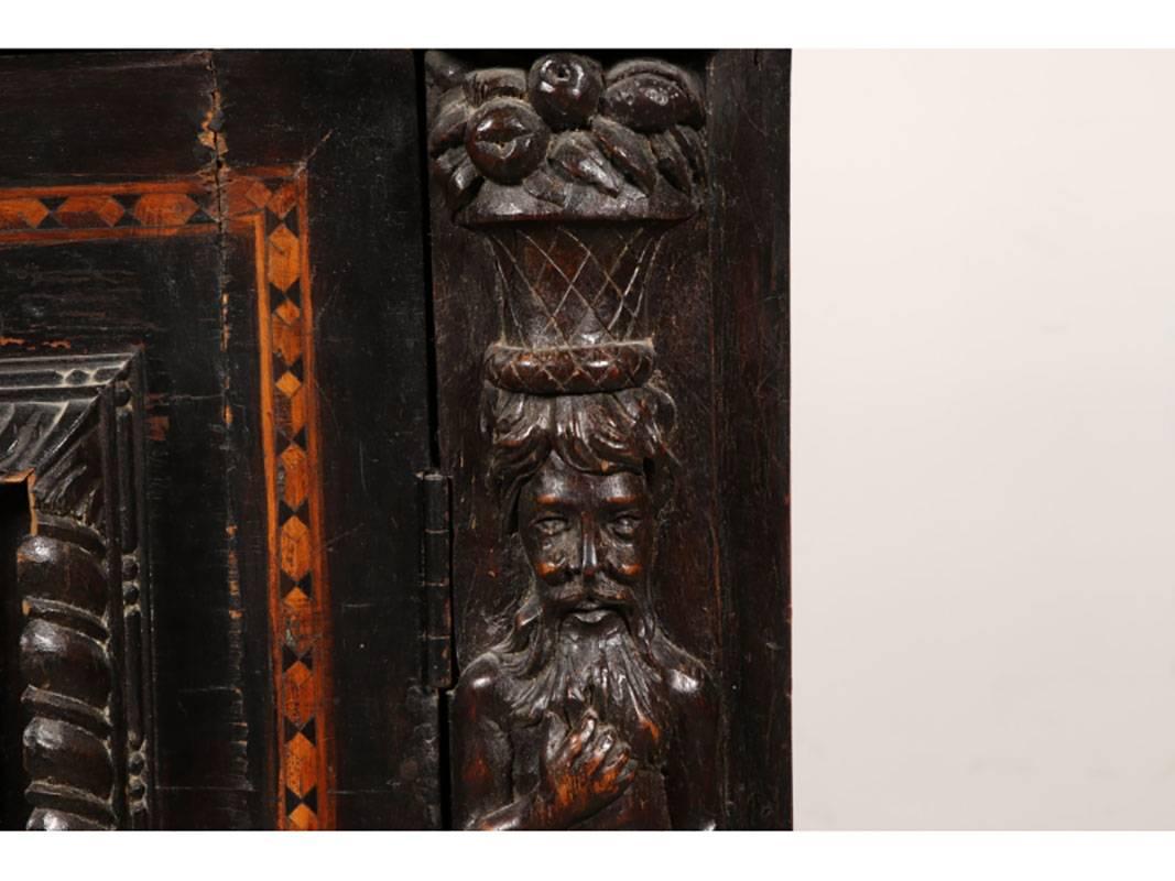 Late 19th Century Renaissance Style Carved Cabinet For Sale at 1stDibs
