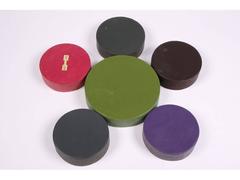 Group of Shagreen and Sterling Coasters