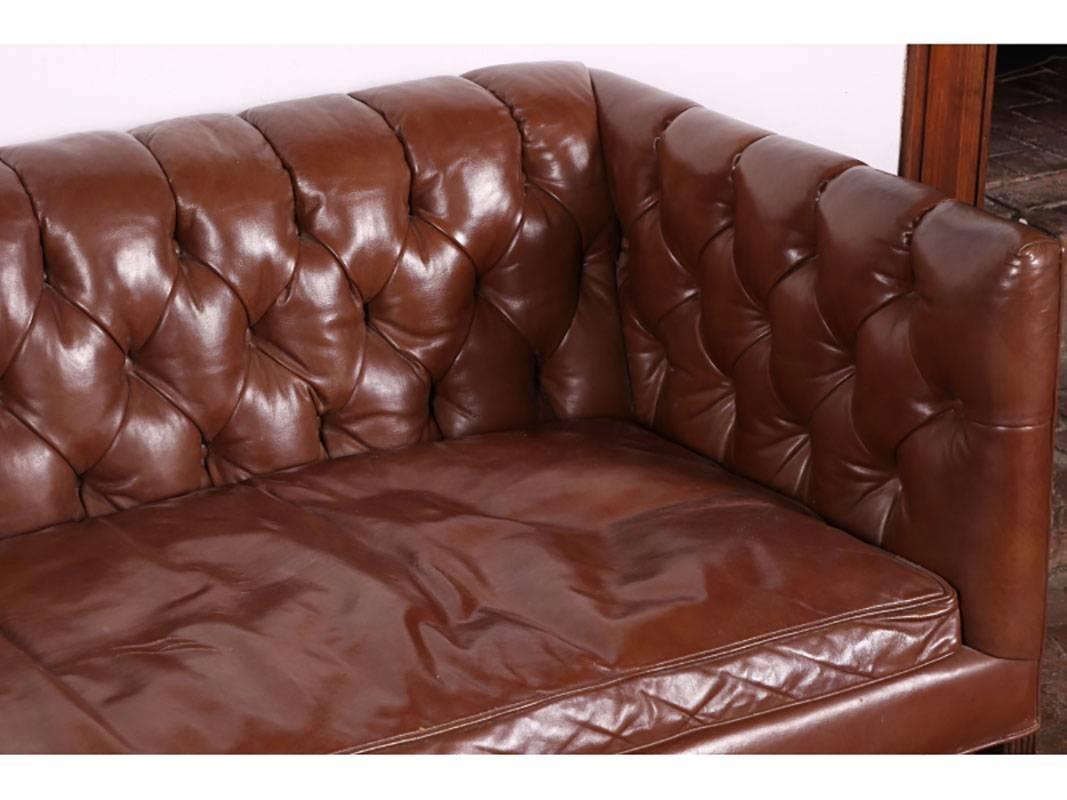 Kittinger Chesterfield Leather Sofa 1