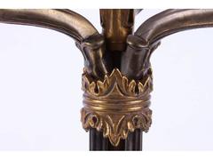Pair of Bronze Neoclassical Style Candelabra Form Lamps