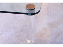 Mid-Century Lucite Table in the Style of Pace