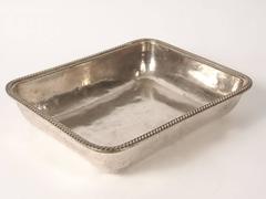 Reed & Barton Hotel Silver Engraved Tray with Carlyle Hotel Logo