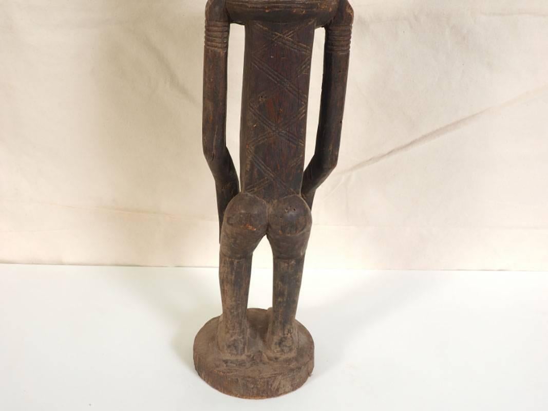 African Old Dogon Tribe Sacred Ancestor Carving