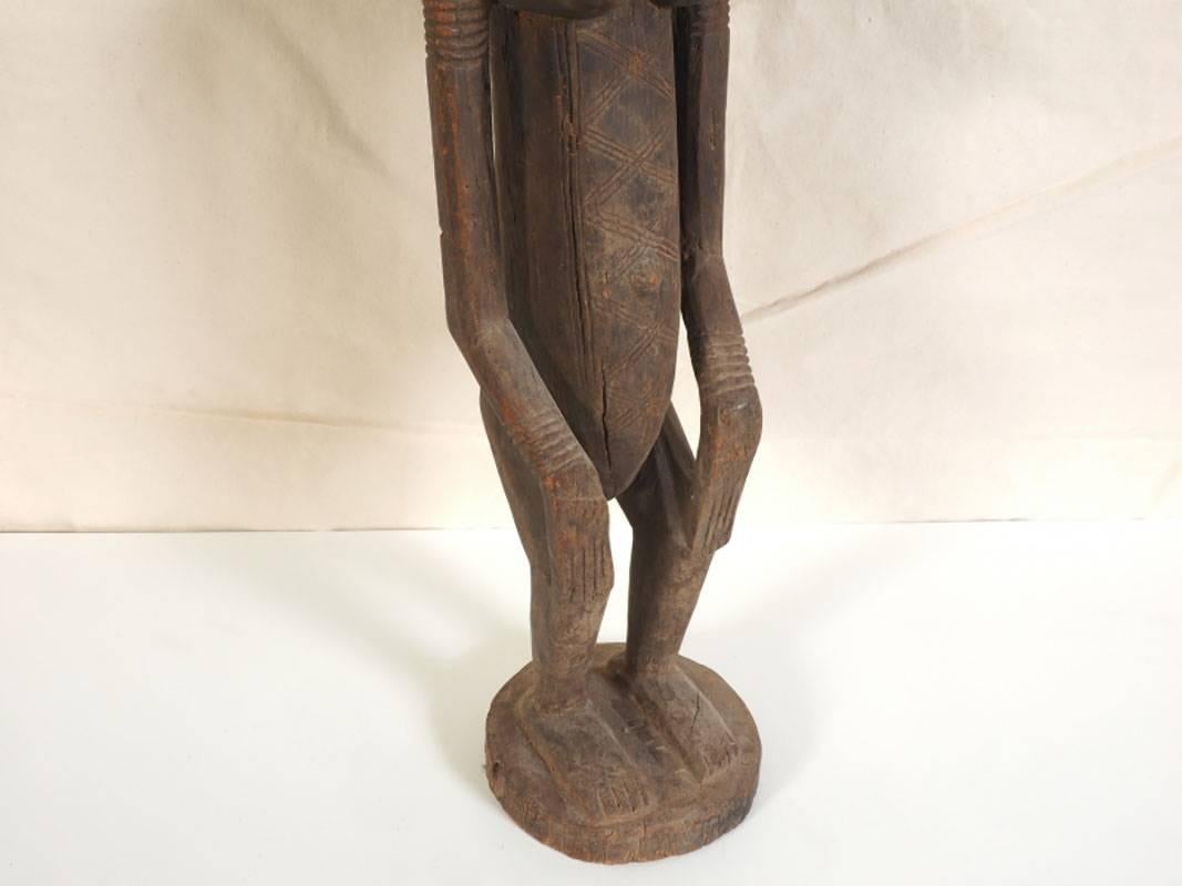 20th Century Old Dogon Tribe Sacred Ancestor Carving