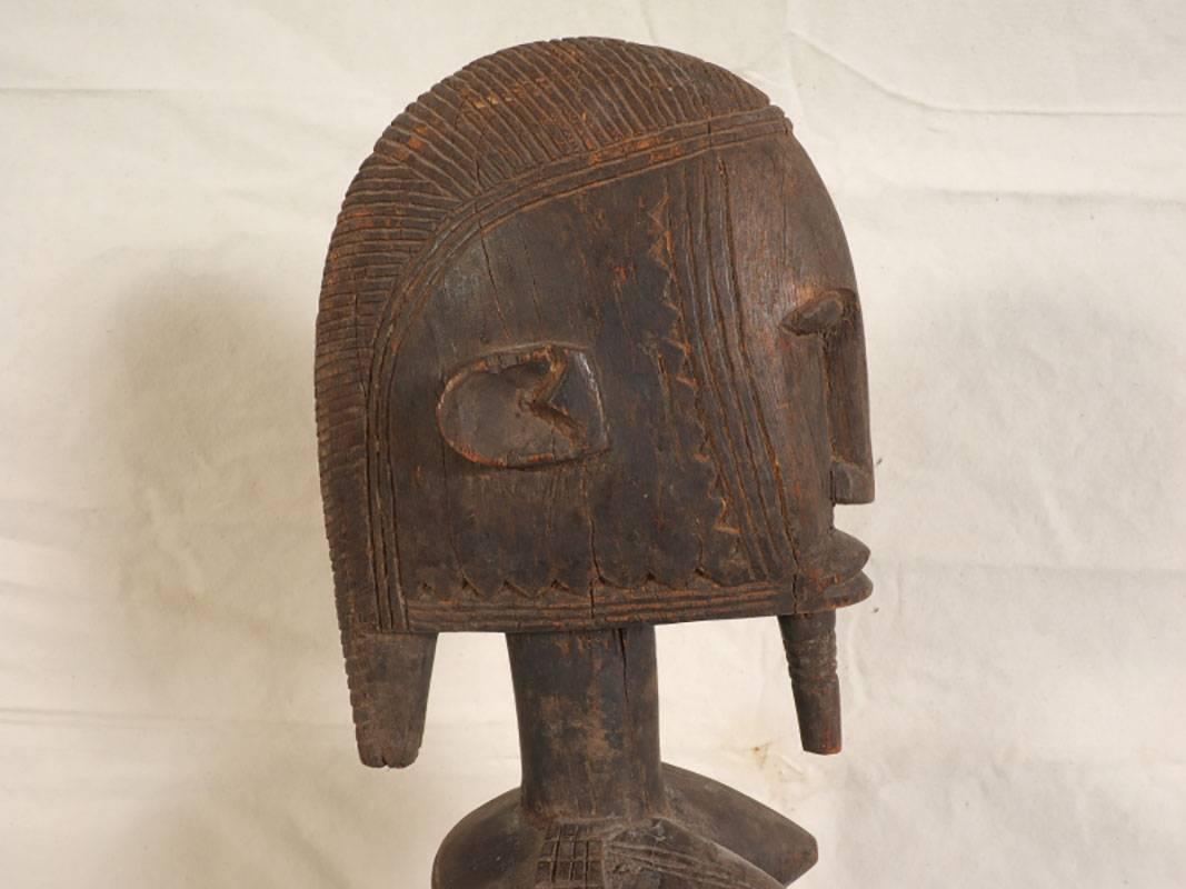 Old Dogon Tribe Sacred Ancestor Carving In Good Condition In Bridgeport, CT
