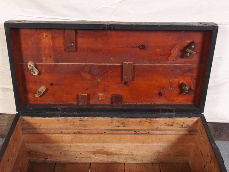 Antique Sailor's Sea Chest For Sale at 1stDibs