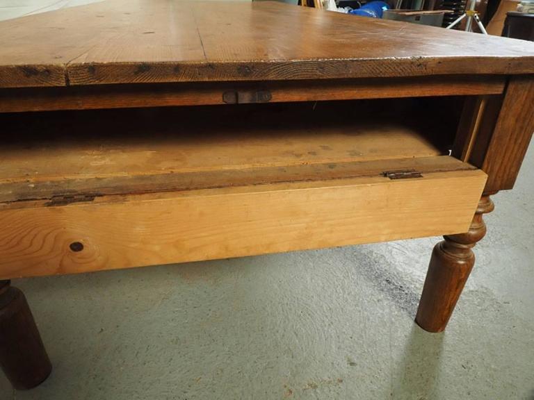 Antique Farm Coffee Table For Sale at 1stdibs