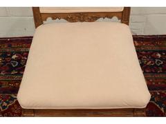 Ornately Carved Oak Dining Room Set with Table, Chairs and Curio Cabinet