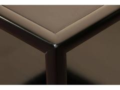 Michael Taylor for Baker Ebonized Side Table, Pair
