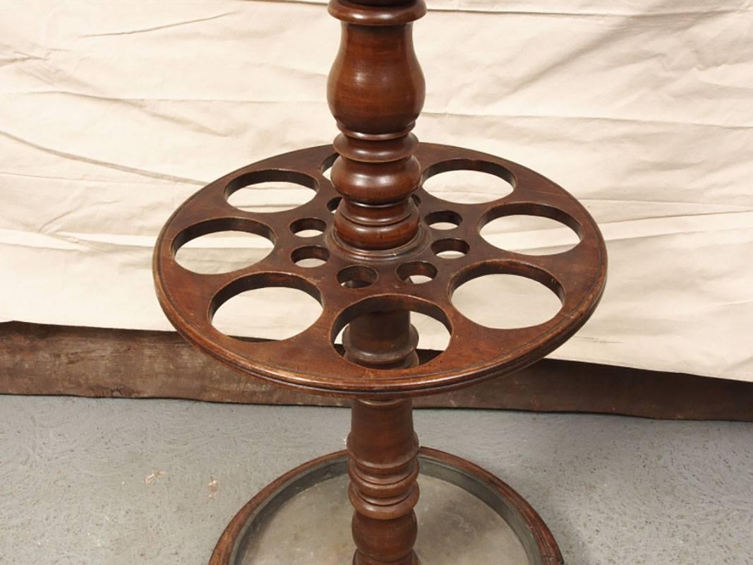 antique coat rack with umbrella stand