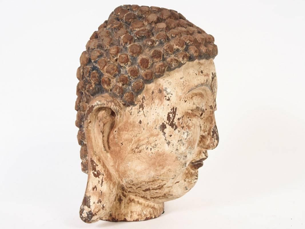 Anglo Raj Antique Head of the Buddha
