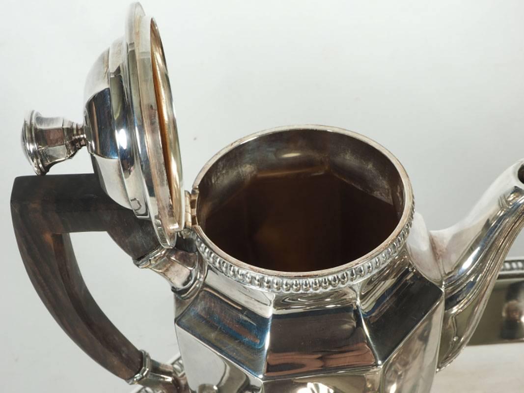 Servizio da tè e caffè con vassoio Christofle in vendita 3