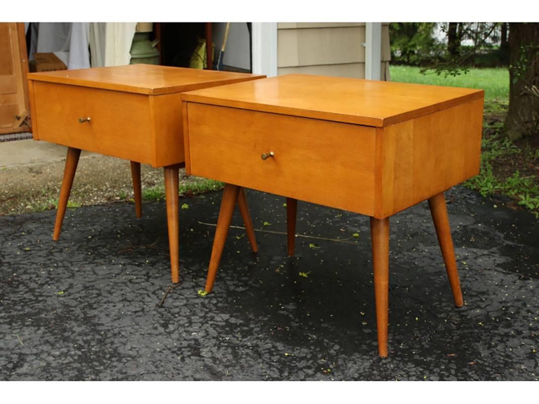 Pair of Paul McCobb Nightstands for Planner Group In Good Condition In Bridgeport, CT