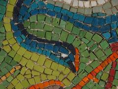 Italian Mosaic Depicting a Feeding Bird