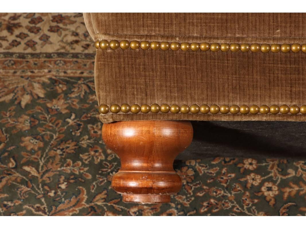 Regency Pair of Beachley Club Chairs in Compatible Upholstery