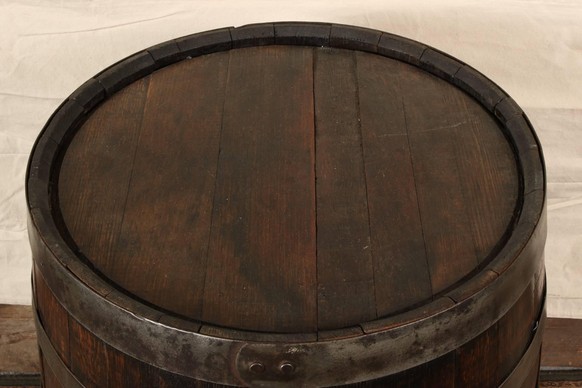 Industrial Vintage Oak Wine Barrel