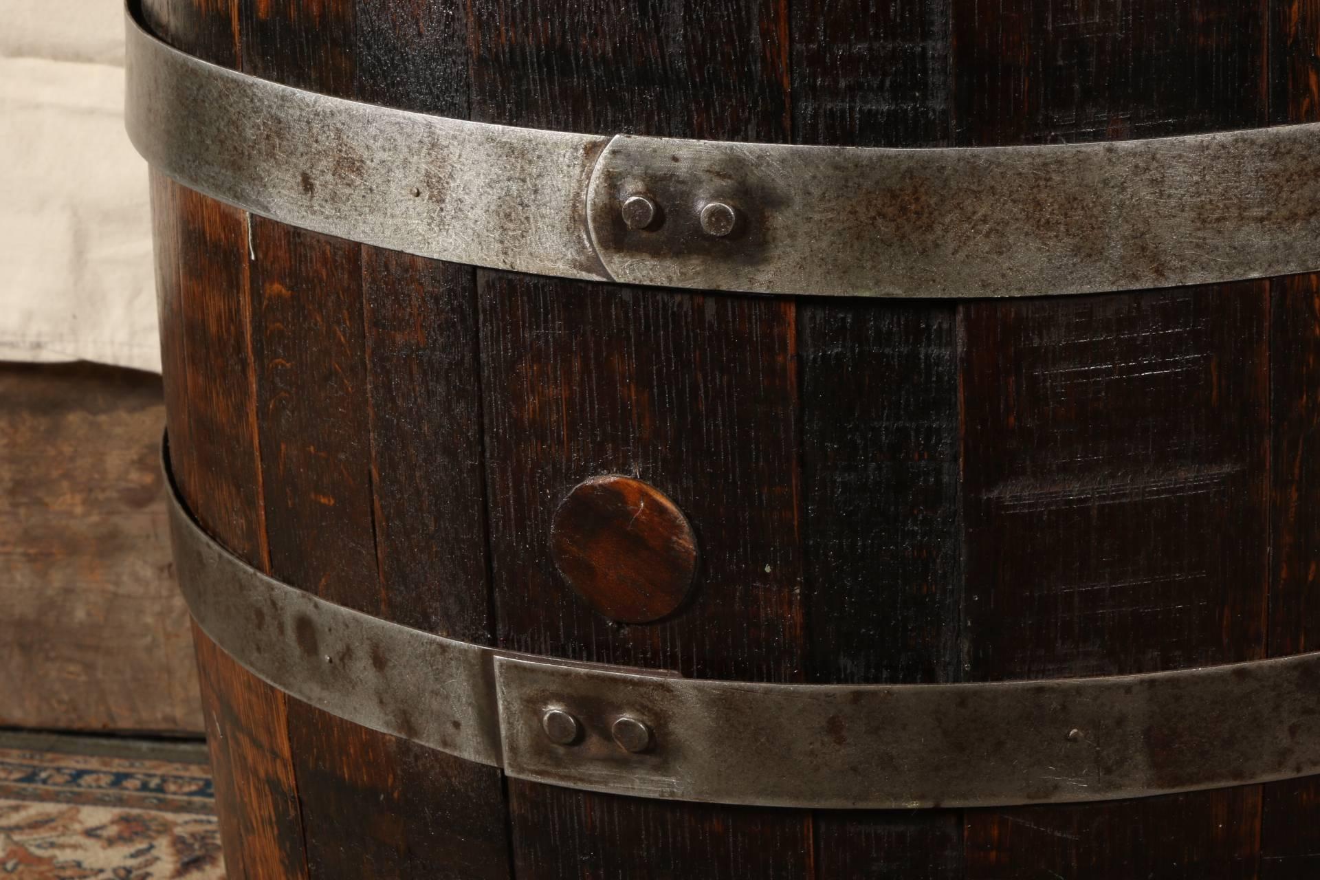 Vintage Oak Wine Barrel 2