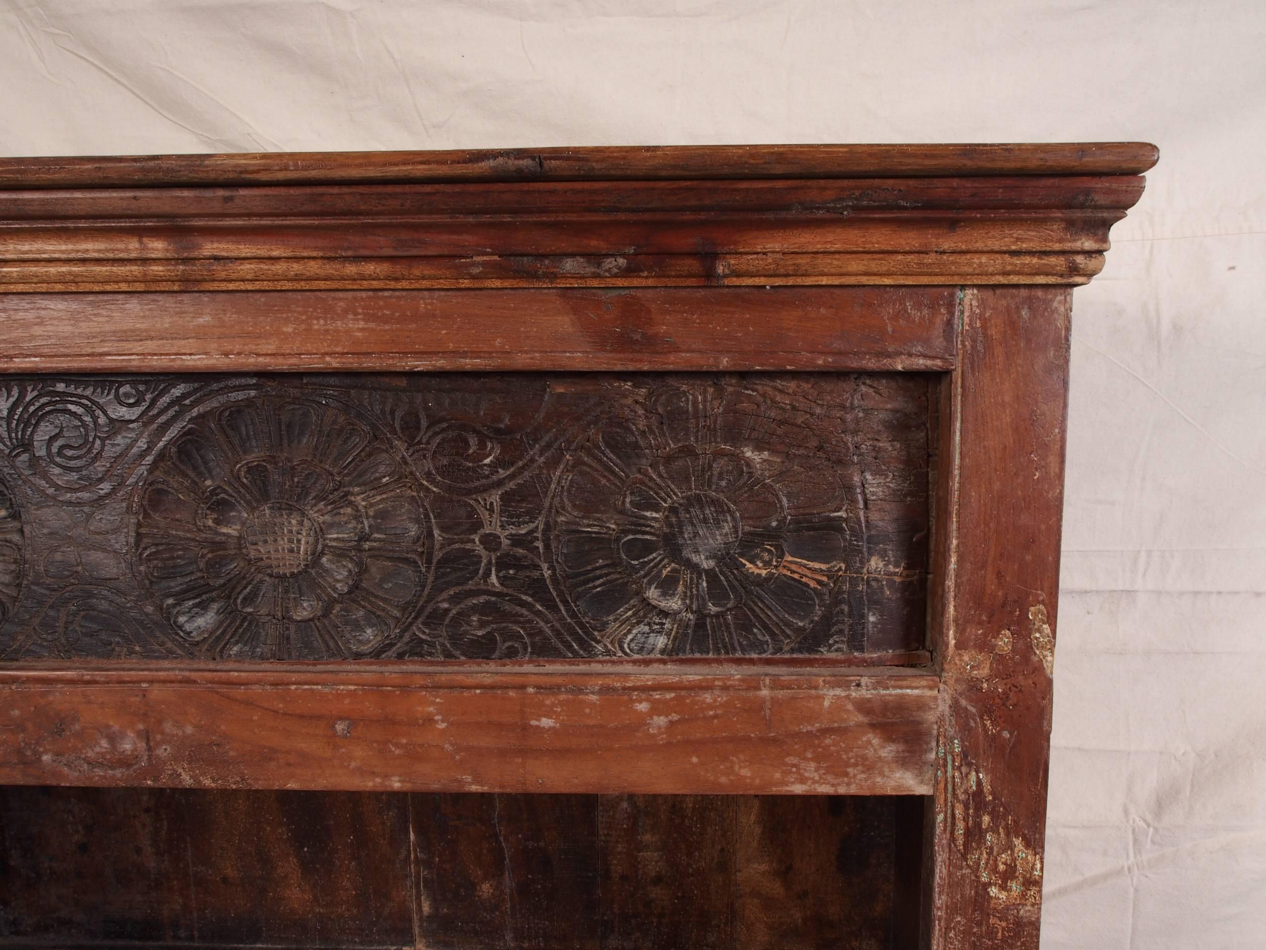 19th Century Antique Bookcase Cabinet