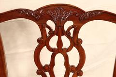 Pair of Theodore Alexander Mahogany Arm Chairs