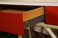 Pair of Oversized Vintage Rattan Side Tables