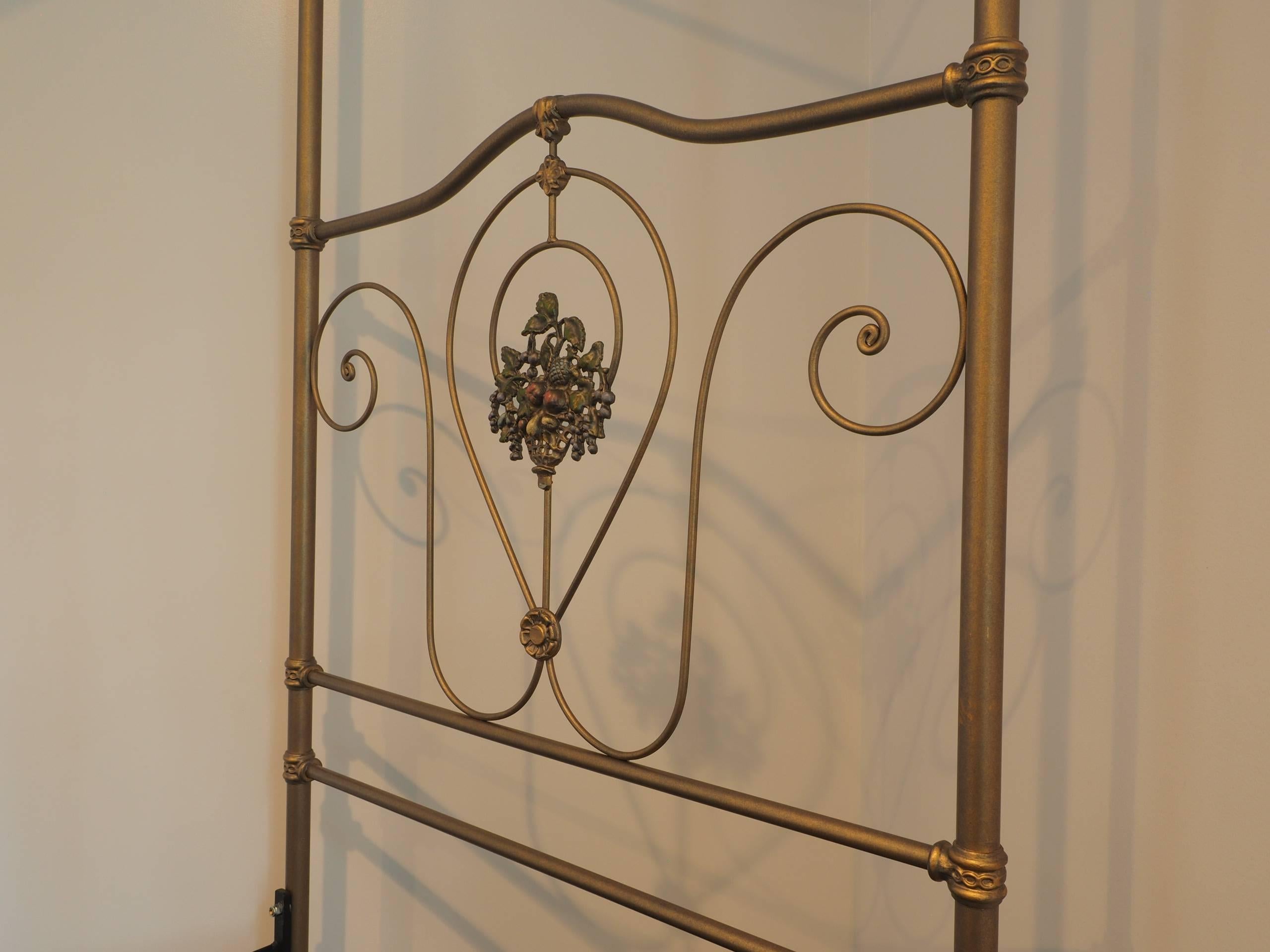 Iron Canopy Twin Bed 2