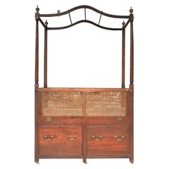 Fine Antique Anglo-Indian Youth Canopy Bed 7
