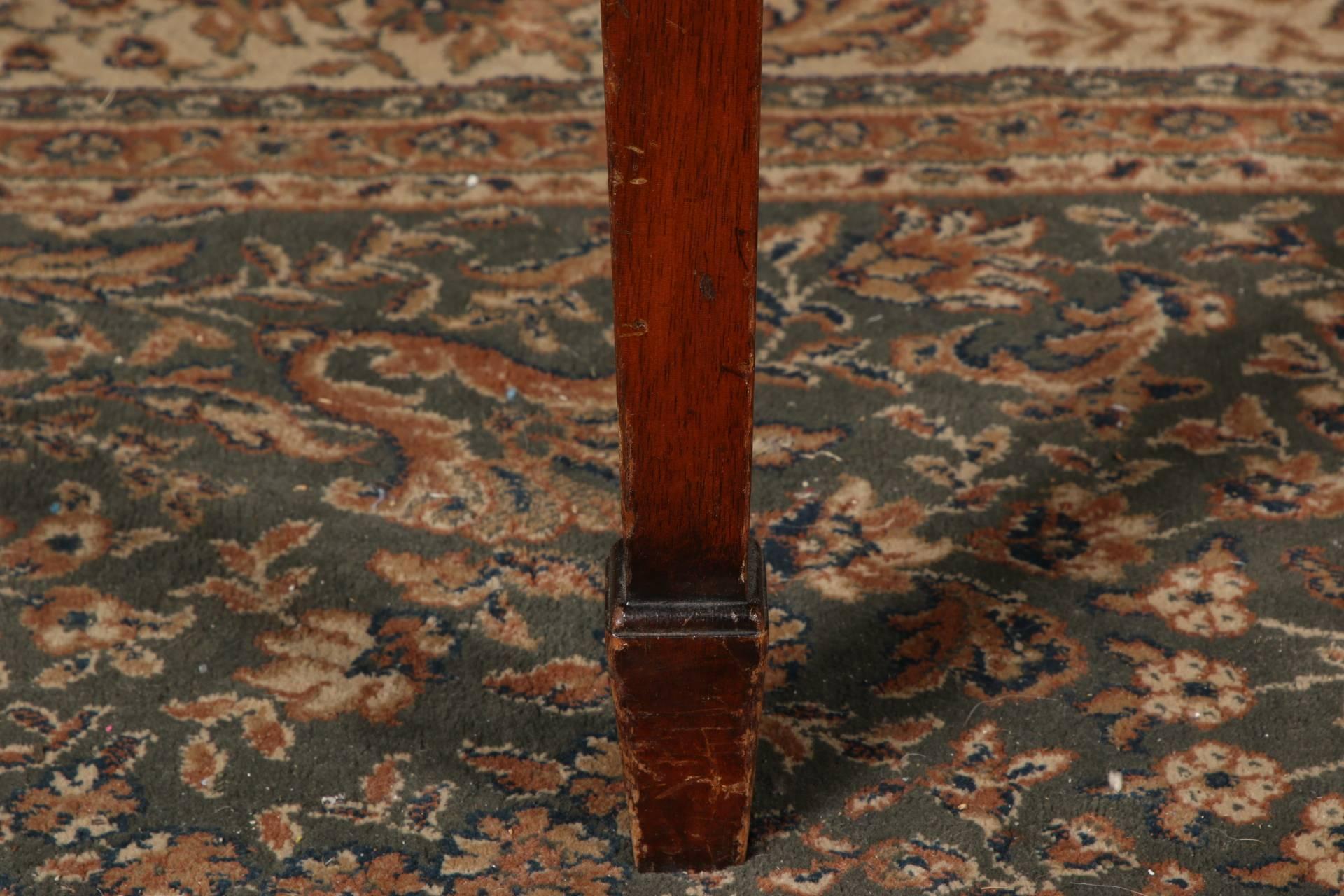 George III Mahogany Serpentine Sideboard with Towel Railing