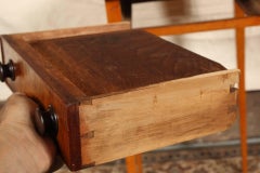 American Federal Figured Bird's-Eye Maple Side Table