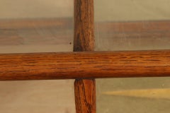 Antique Oak Country Store Display Case