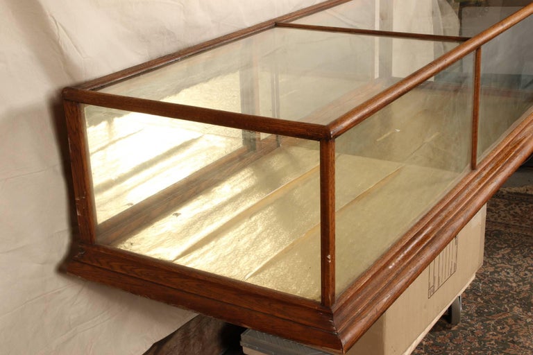 Antique Oak Country Store Display Case at 1stDibs