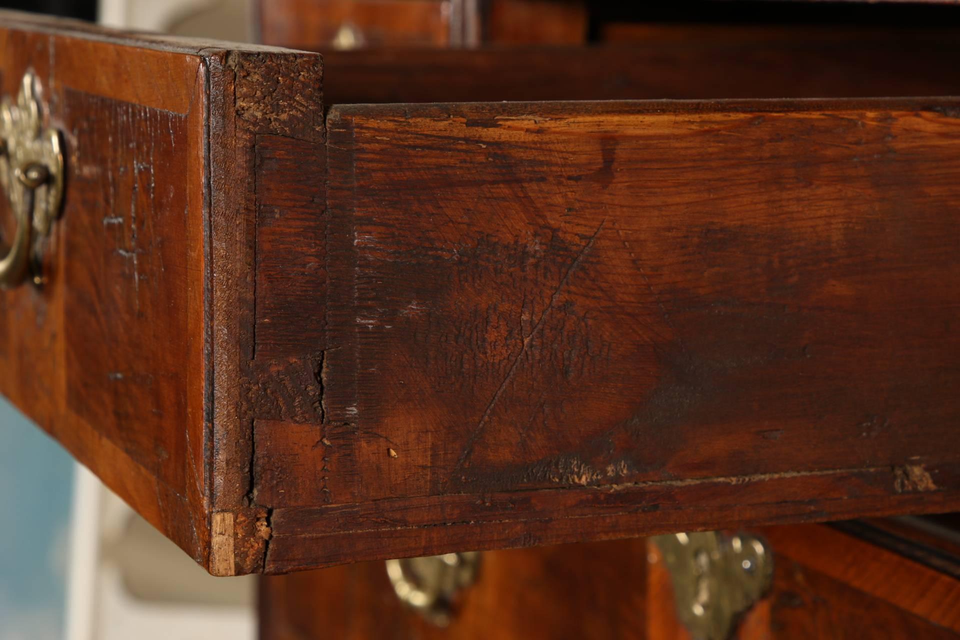 George II Chest on Chest, Restoration Project In Good Condition In Bridgeport, CT