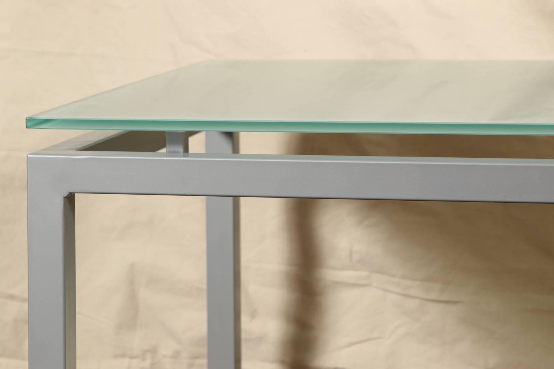 Mid-Century Modern Modern Glass Top Table