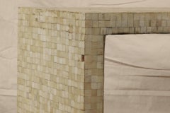 Mid-Century Bone Inlaid Console Table