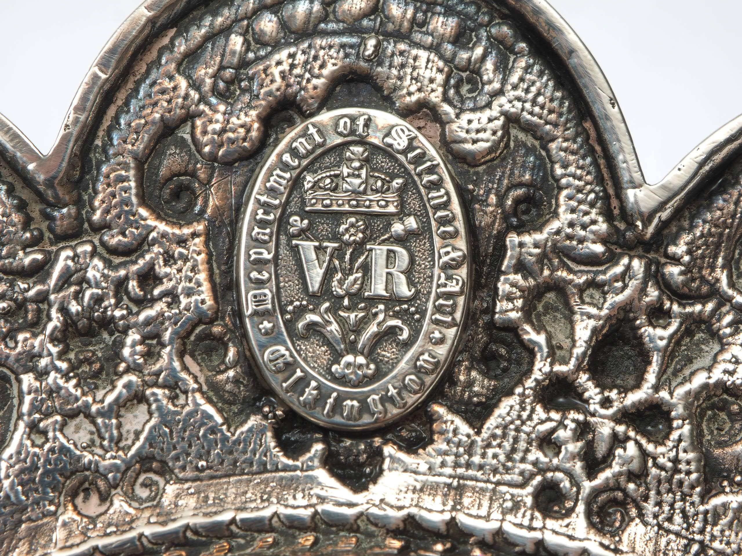 Victorian Elkington Silver Plate Historic Swiss Commemorative Tazza 4