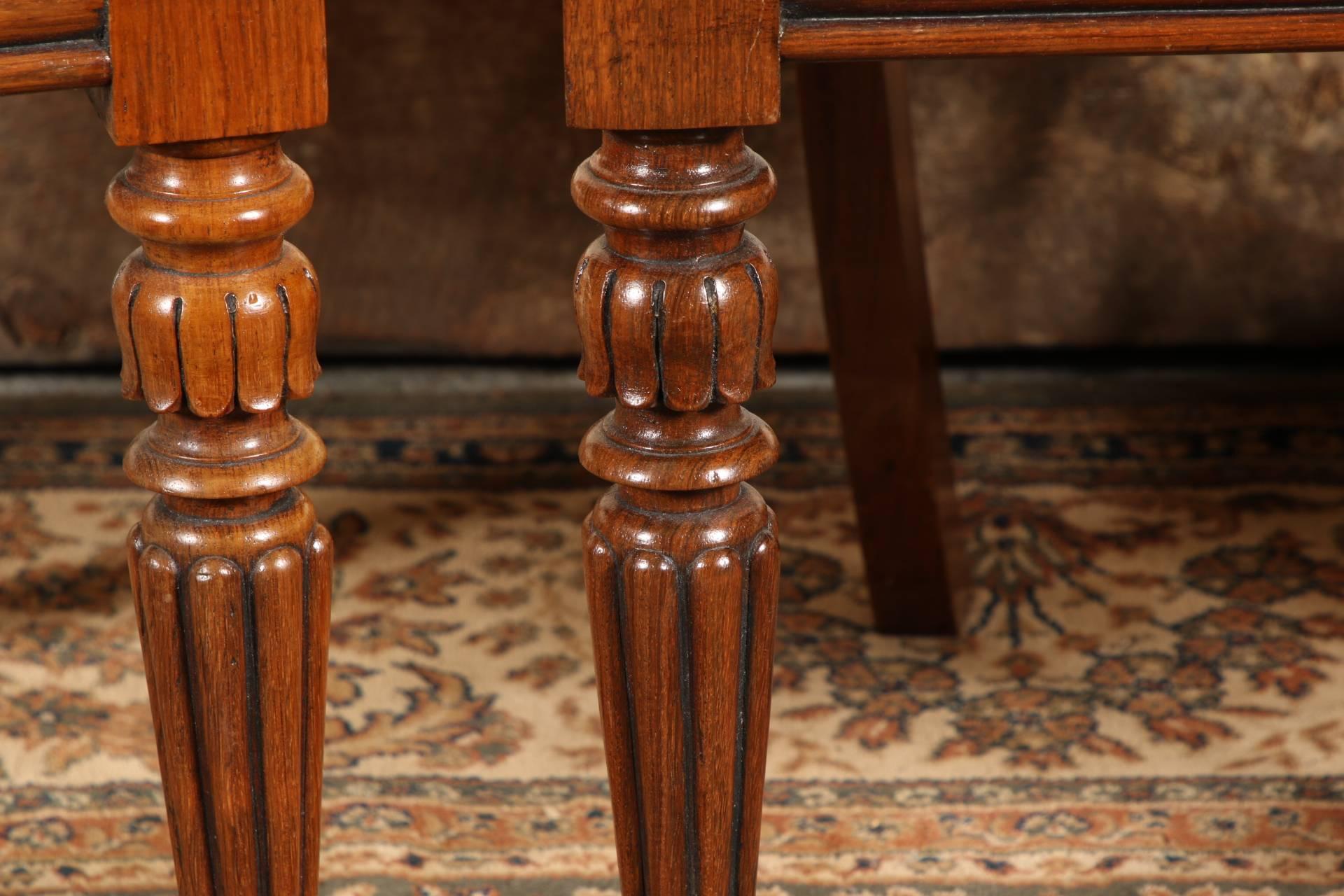 Set of Three Regency Rosewood Side Chairs In Good Condition In Bridgeport, CT