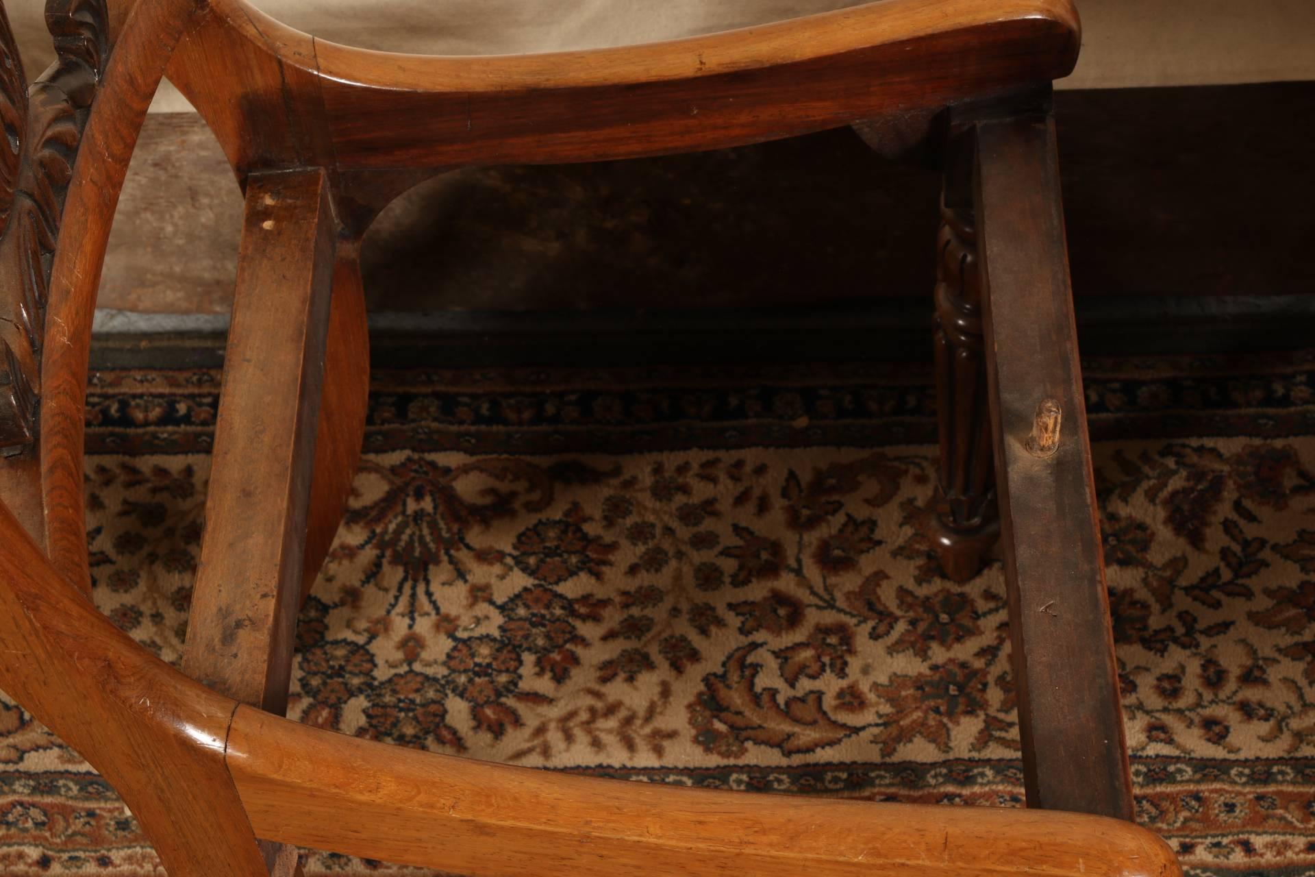 Set of Three Regency Rosewood Side Chairs 4