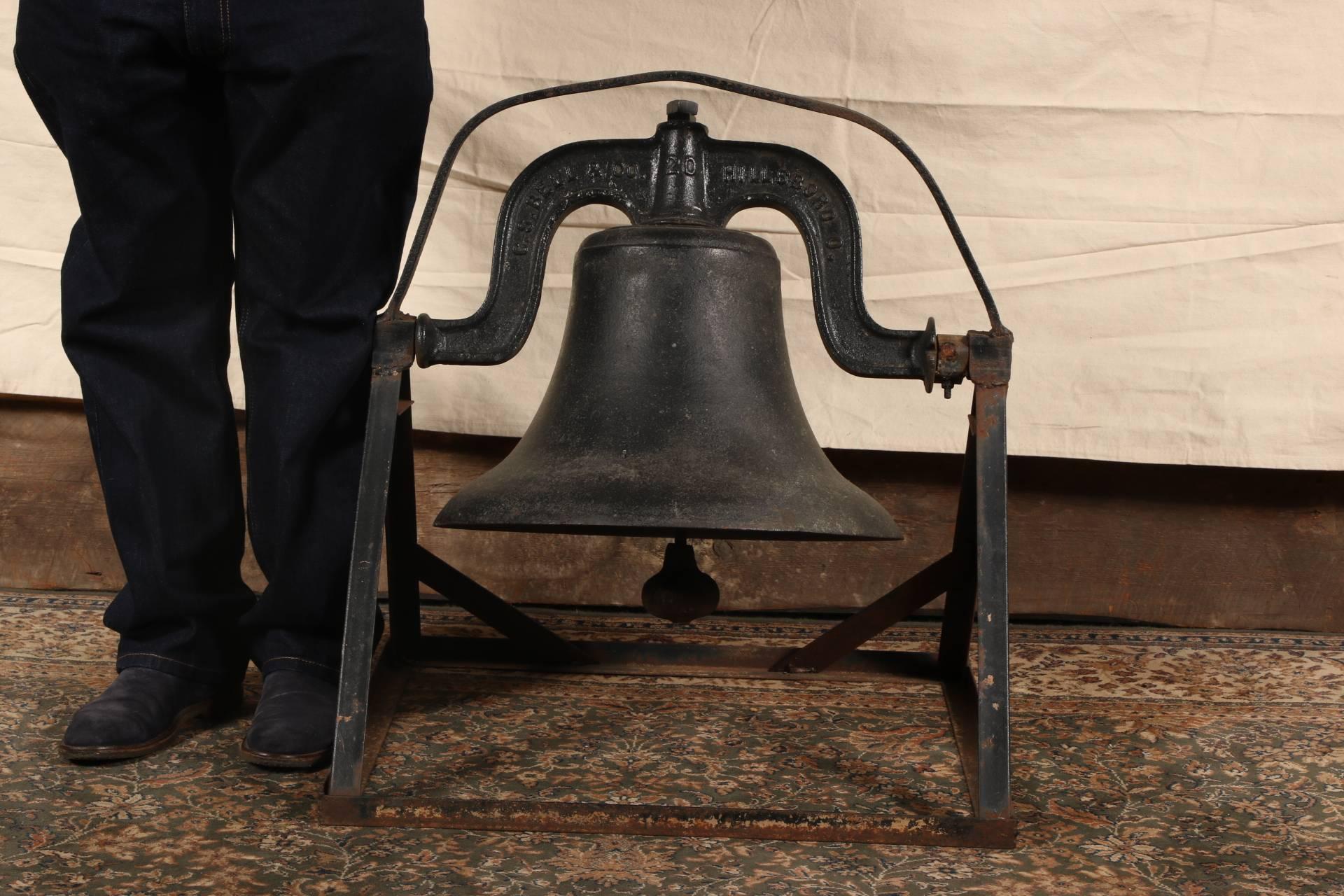 cast iron bell stand