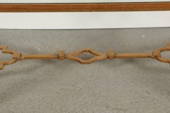 Modern Gilt Wrought Iron Coffee Table